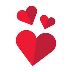 Hearts Half Shadow Rising Up