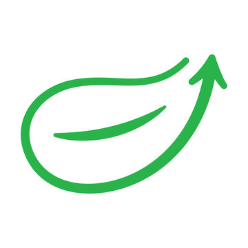 recommend clip art: Leaf Shape Outline Arrow