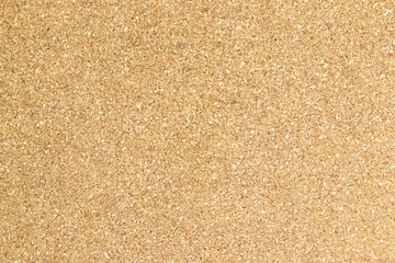 Brown yellow color of cork board textured background with copy space, for