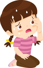 people sweat and tired thirsty heat of summer sun