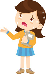 people sweat and tired thirsty heat of summer sun