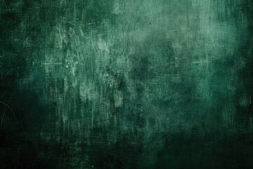 Fototapeta premium Dark green grungy background or texture