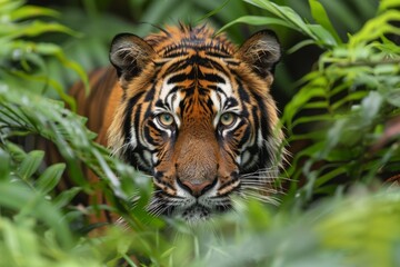 Panthera tigris,royal tiger ,P. t. corbetti isolated on white background clipping path included. Tiger face on black background,Bengal Tiger in forest show head and leg,Amur tiger walking in the water