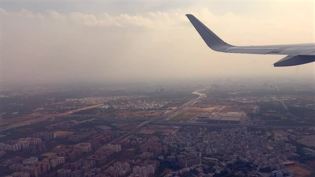 Traversing Horizons, Aerial Adventure. From Delhi to Srinagar: A Skyward Journey. Flight Path from Delhi Airport to Srinagar Skies.
