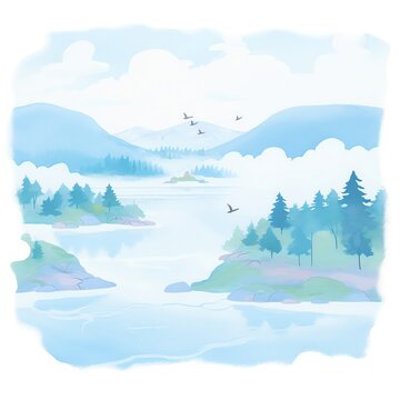 mist, morning mist