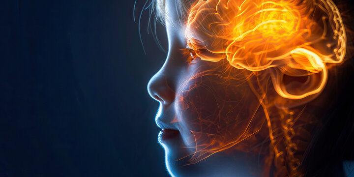 Neuroblastoma: The Brain Tumor in Children and Developmental Delays - Imagine a child with a highlighted brain tumor, experiencing developmental delays and other neurological symptoms