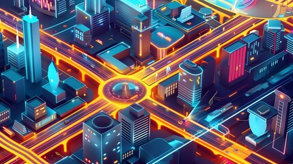 Vibrant 6G-Enabled Smart City with Seamless Connected Urban Landscapes