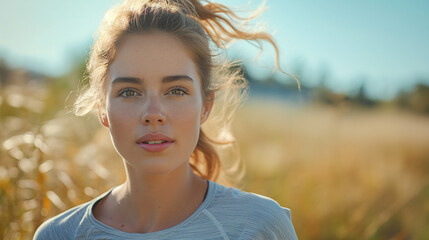 woman in nature