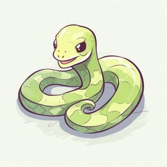 Fototapeta premium snake, slithering snake