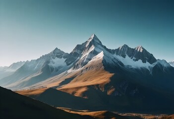 Majestic mountain scenery wallpaper background