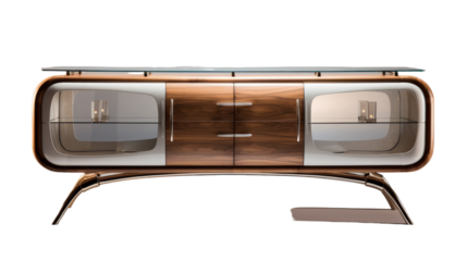 An antique television set with a unique glass top, displaying a nostalgic glimpse into the past