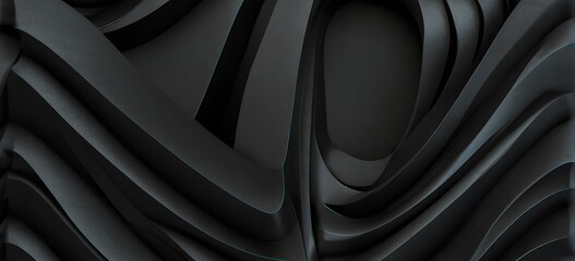 Abstract 3d rendering of wavy surface. Futuristic background for business presentations.