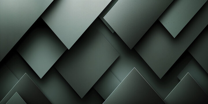 Abstract background with green geometric shapes. 