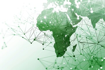 Mapping Connectivity: Africa's Digital Network Hub,Virtual Connections: Africa's Digital Network Topography