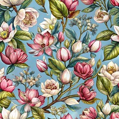 seamless floral pattern,