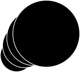 Circle line curve with blending design. Concept of technology, digital