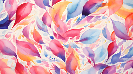 Digital abstract watercolor pattern design poster background