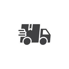 Express shipping service vector icon