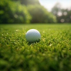 Sports and games. Golf ball  . Golf and golf players in the ground