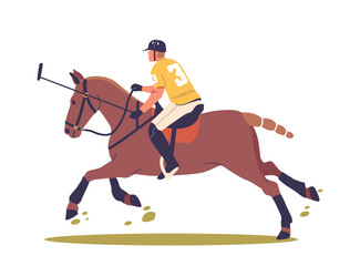 Polo Player Exude Elegance On Horseback, Wielding Mallets With Precision. Character Embody Grace And Strategic Prowess