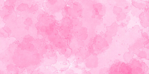 abstract beautiful pink watercolor sky vector cloudy background. summer cloudscape fantasy heaven space wallpaper clouds view light violet canvas design.