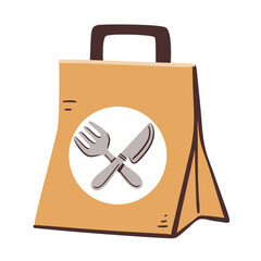Take away food restaurant icon