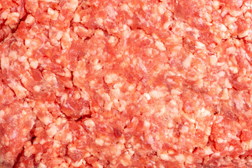 Ground beef. Food background. Ingredients for cooking..