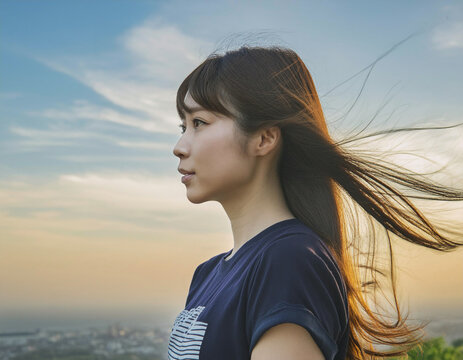 女性の横顔 Images – Browse 392 Stock Photos, Vectors, and Video