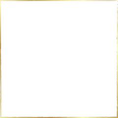 Gold square frames brush. Design elements