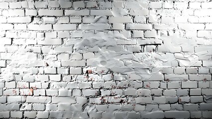 White brick wall background with grunge texture ideal for architectural projects. Concept Architecture, White Brick Wall, Grunge Texture, Background, Projects
