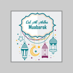 eid sale social media post template banners