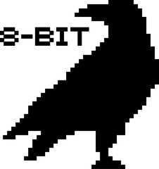 Pixel 8 bit raven