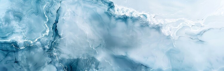 Ethereal Blue Marble Texture with Cloud-Like Veins.
