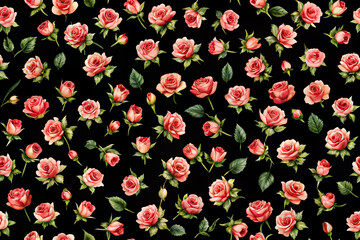 seamless pattern with flowers