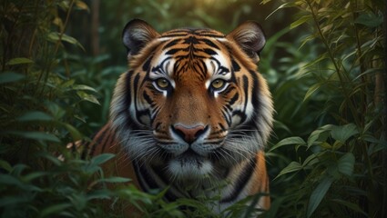 tiger in the wild , cat, animal, wildlife, wild, zoo, feline, predator, nature, mammal, stripes,...