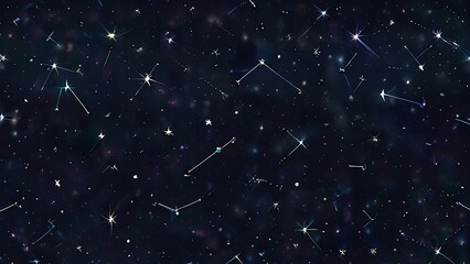 Endless Constellation Pattern BLU