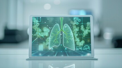 Smart Healthcare Revolution: AI and 3D Hologram Technology for Lung Visualization