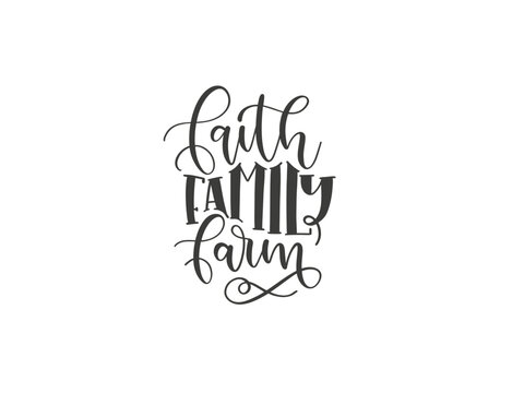 Stylish , fashionable and awesome Farm Fresh typography art and illustrator, Print ready vector handwritten phrase Farmers T shirt hand lettered calligraphic design. Vector illustration bundle.