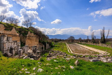 Ancient Roman Giant City Pool, Afrodisias, Turkey
