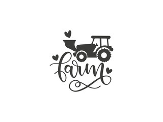 Stylish , fashionable and awesome FarmHouse typography art and illustrator, Print ready vector handwritten phrase Farmers T shirt hand lettered calligraphic design.Farm Vector illustration bundle.