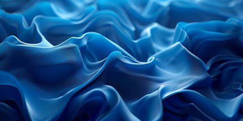 Abstract blue background with dynamic shape and lines 