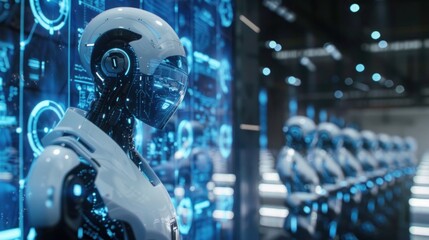 Robots created for various fields of human activity, Robots rule people and the universe in the near future