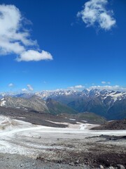Fototapeta premium landscape with snow