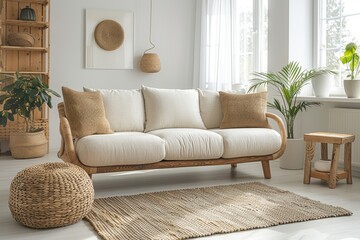Fototapeta premium Collection of scandinavian sofa designs inspiration ideas