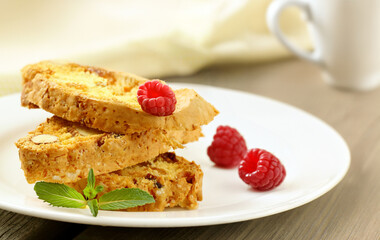 italian traditional cookies biscotti cantucci