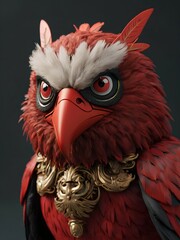 close up of a eagle