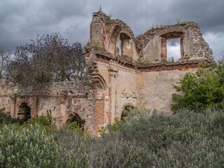 The monastery of Santa María de Nogales in the province of León in Spain is an abandoned place