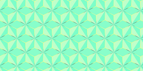 Green abstract background. 3D illustration.