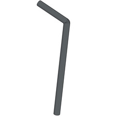 black plastic straw cartoon illustration