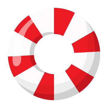 recommend clip art: Vector illustration of life buoy on transparent background
